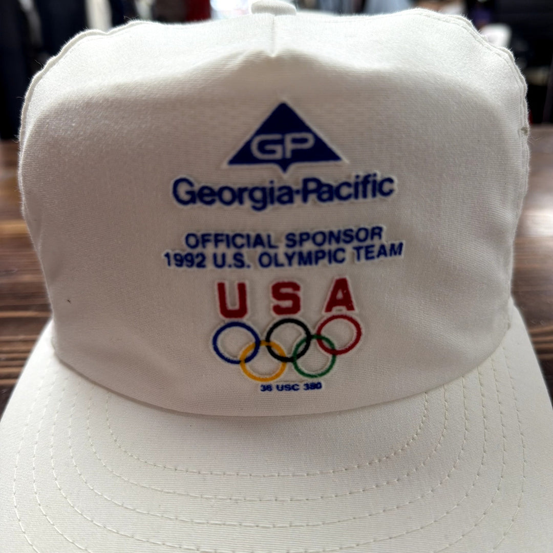Vintage Olympics Georgia Pacific 1992 Snapback Hat