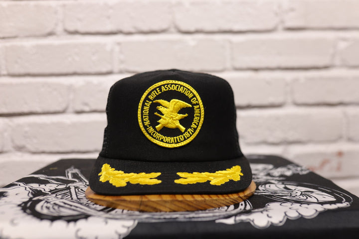 NRA Scrambled Eggs Vintage Trucker Hat 80s