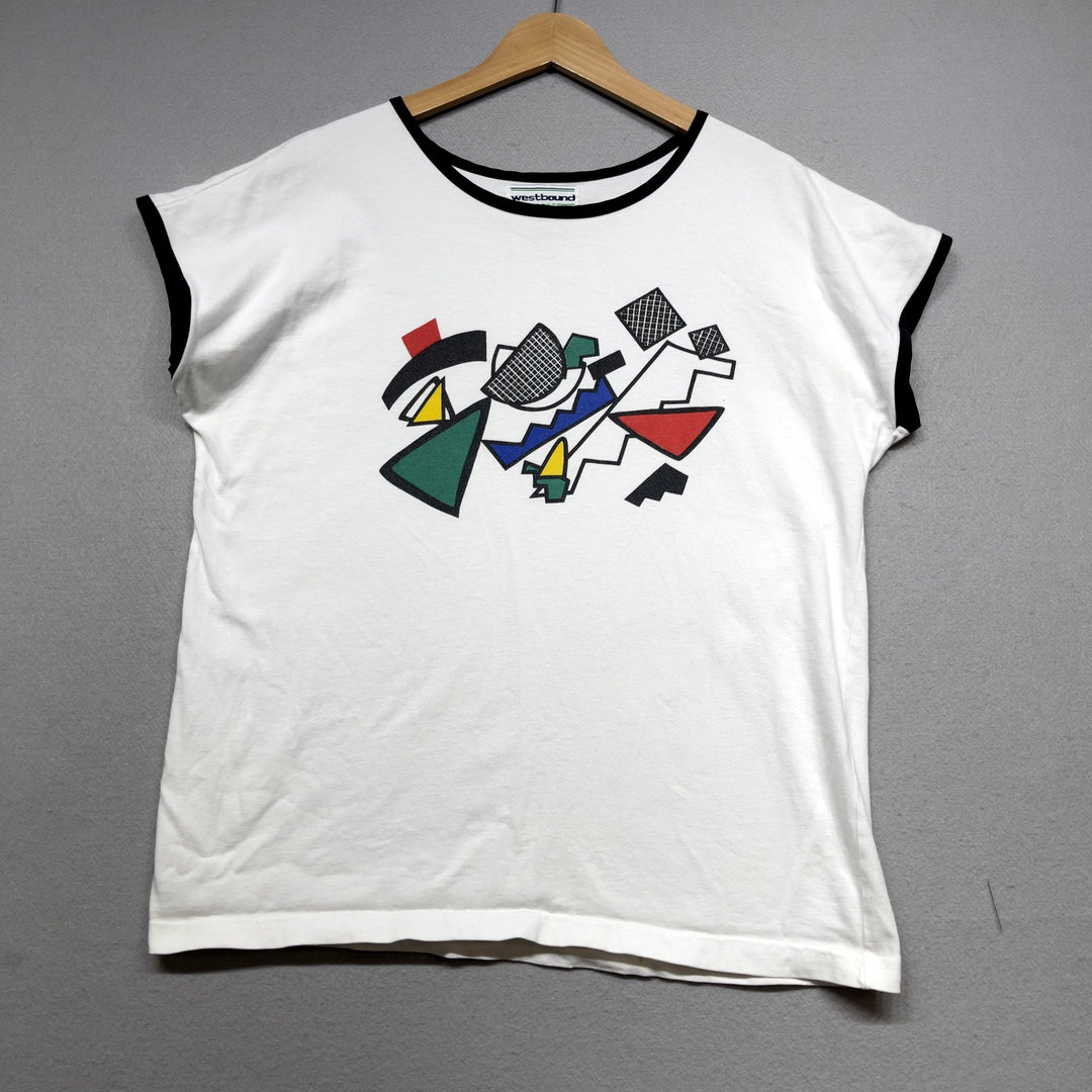 Vintage Abstract Westbound T Shirt Size Large