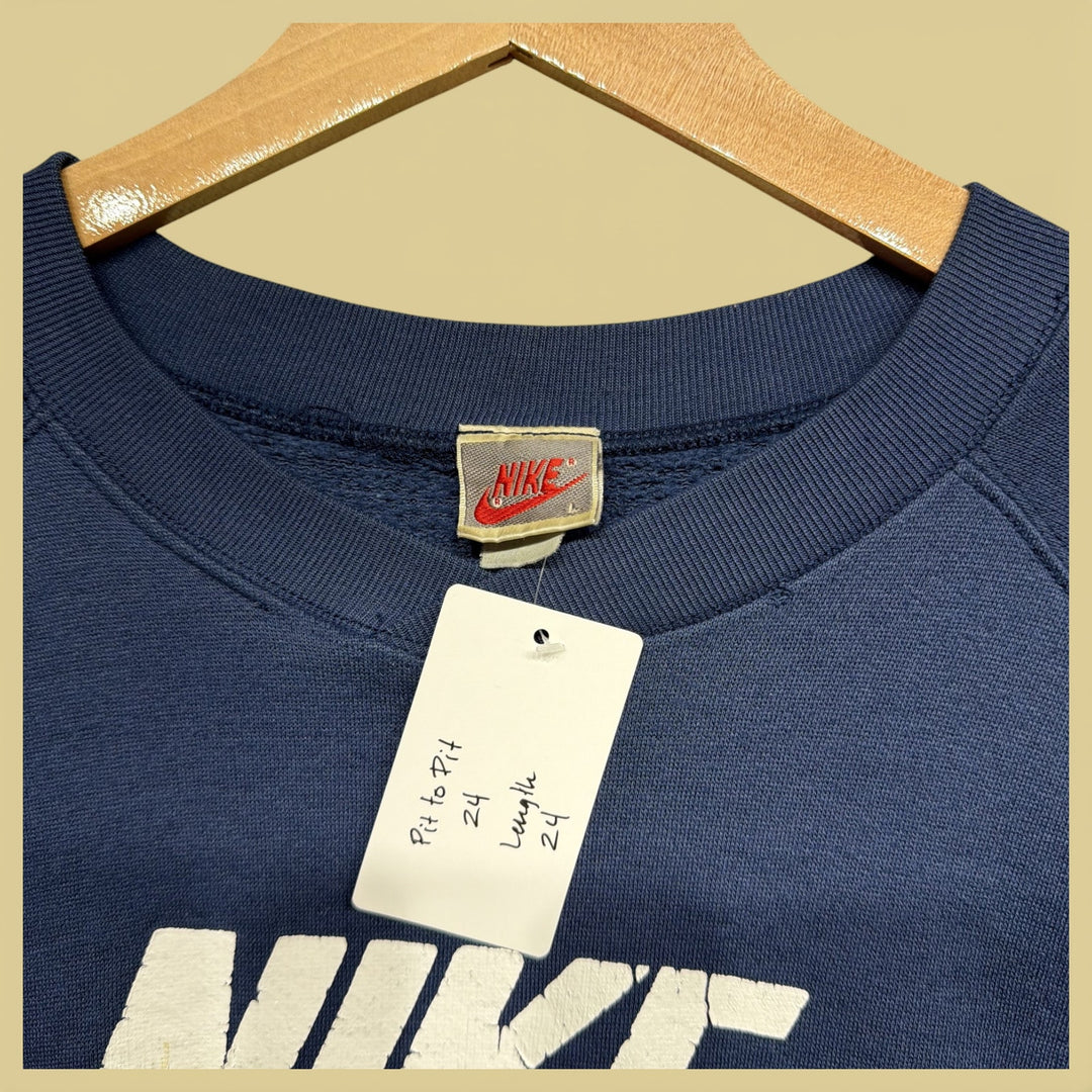 Vintage Nike 90s Cut Off Sweatshirt Size Large