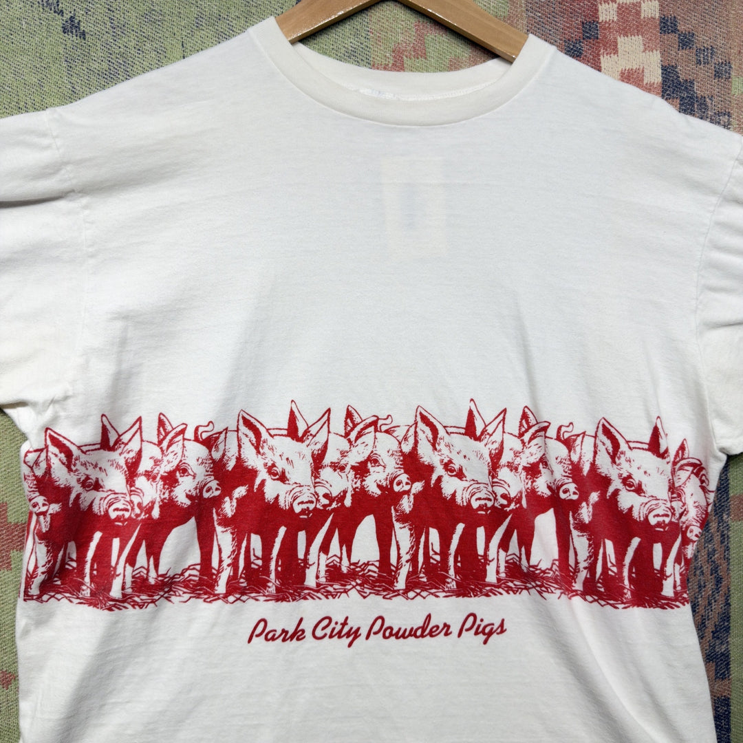 Crazy Shirts Powder Pigs Vintage T Shirt Size XL 90s