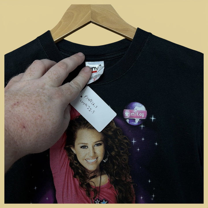 Vintage Y2K Kids Ultimate Miley Cyrus Party T Shirt Size Large