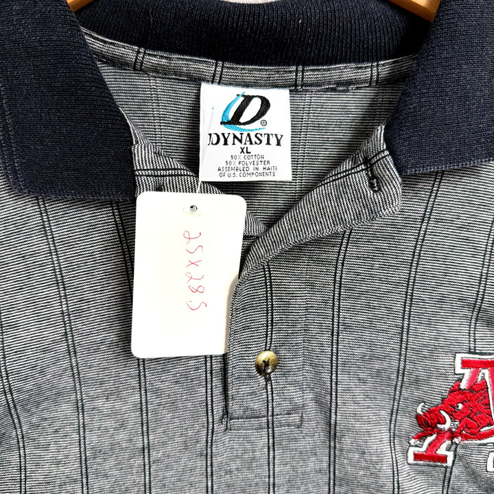 Vintage University of Arkansas Polo Shirt Size XL
