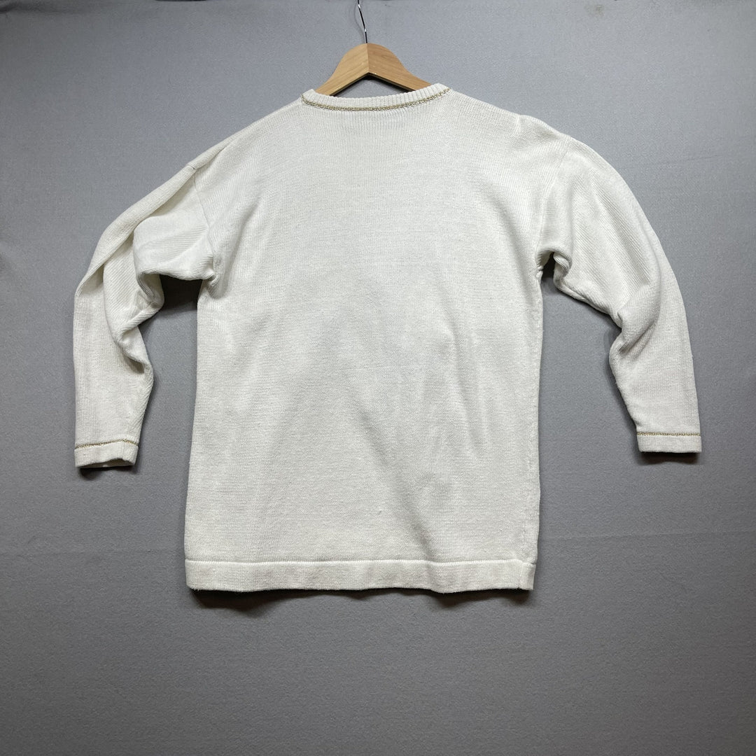 Vintage 90s Tennis Sweater Size Medium