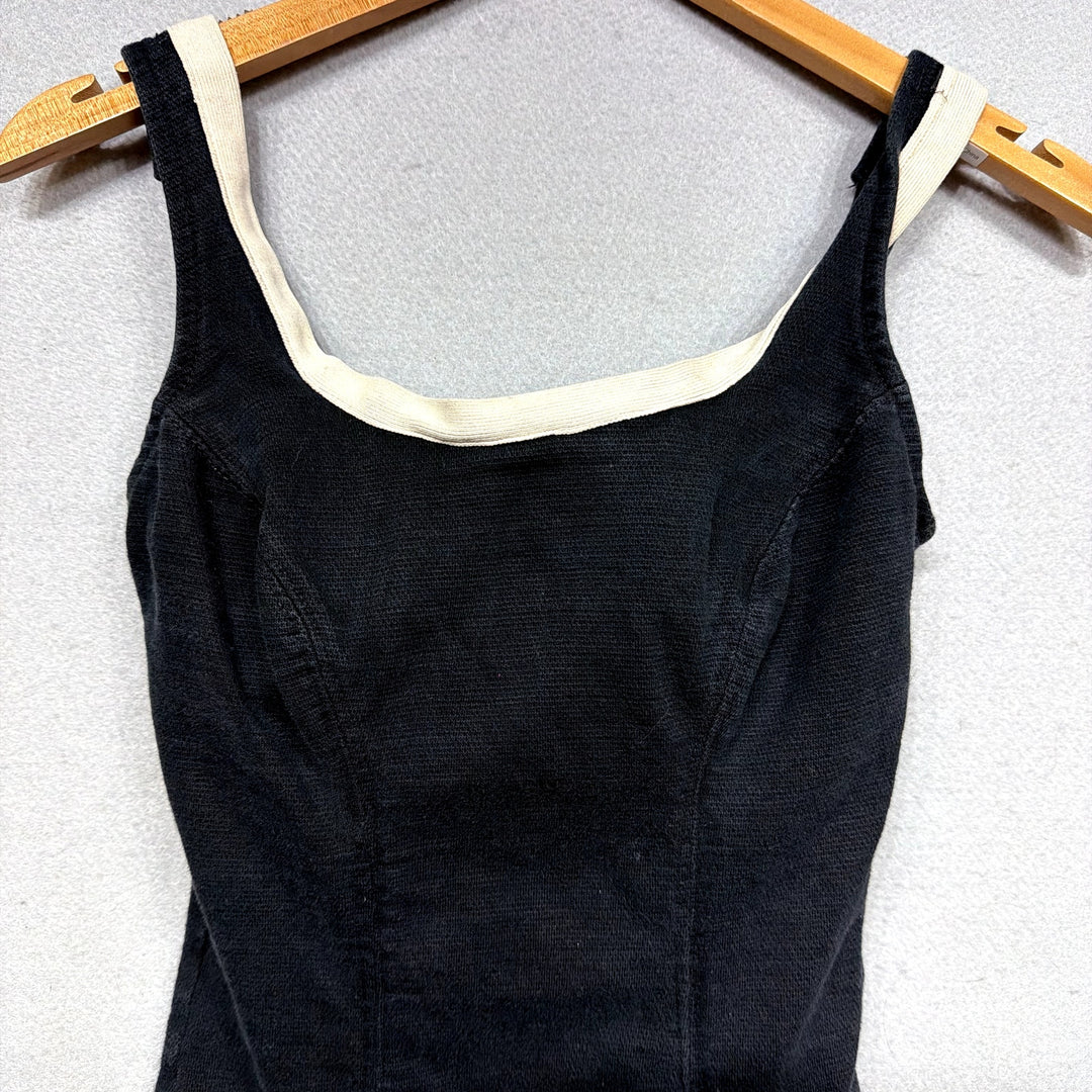 Vintage Catalina Black One Piece Swimsuit Size 10