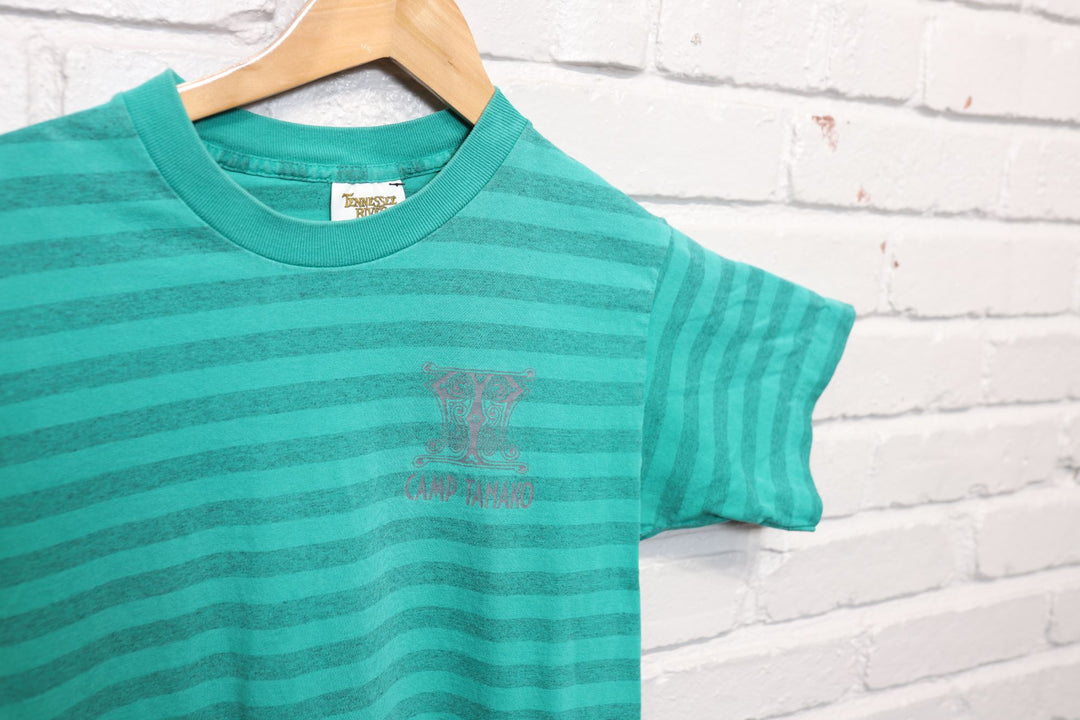 90s camp tanako striped tee size medium