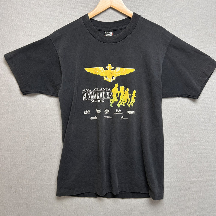 Vintage 90s Atlanta Runway Race T Shirt Size Large