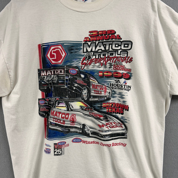 Vintage 1999 Matco Tools 3rd Super Nationals Drag Race Shirt XL