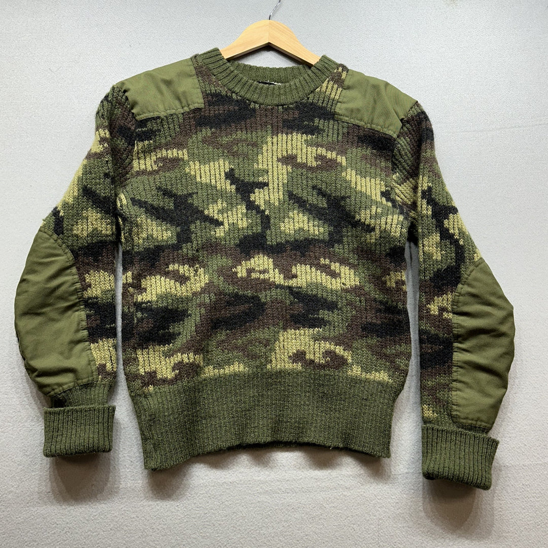 Vintage Barbour Camo Sweater Size Medium