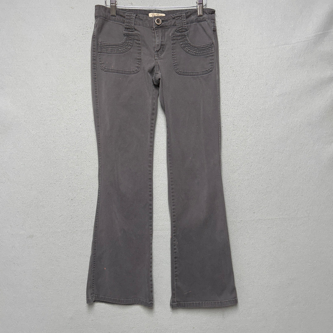 Vintage BeBop Flared Y2K Gray Pants Size 3