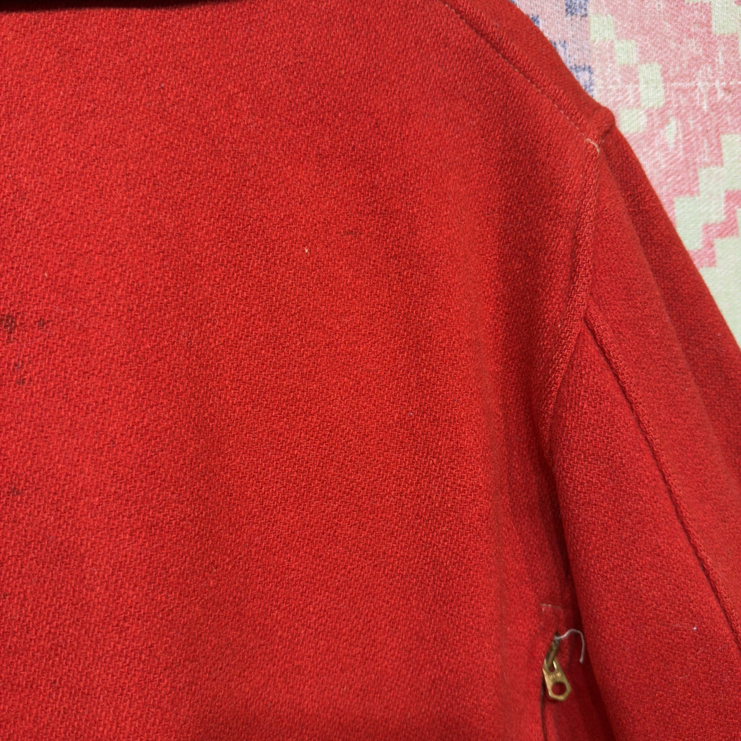 Patrick Duluth Vintage Red Wool Hunting Jacket Medium 50s