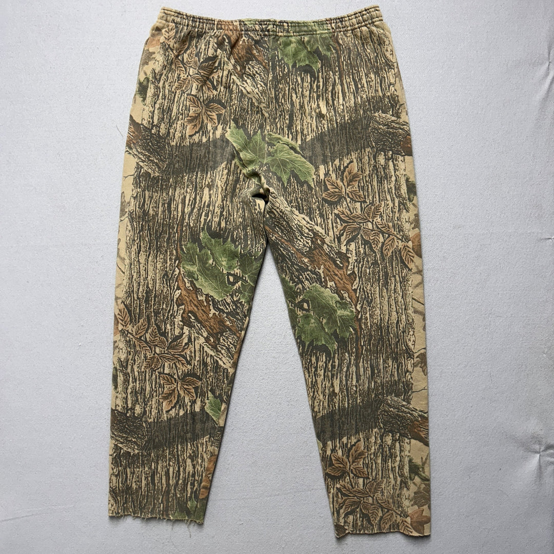 Vintage Jerzees Realtree Camo Sweat Pants Size XL