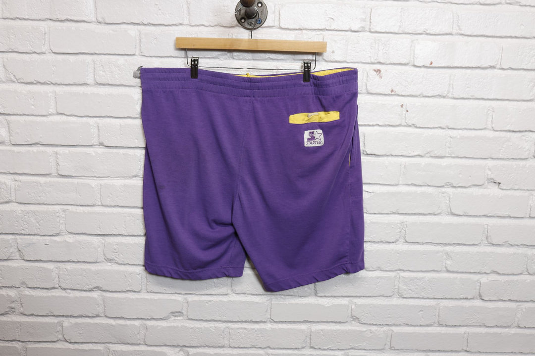 90s los angeles lakers starter shorts size xl