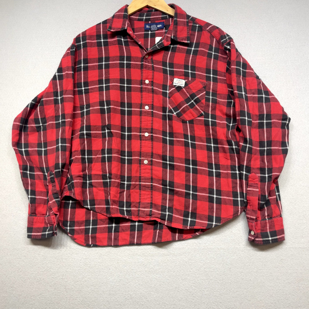 Vintage ralph Lauren Flannel Shirt Size Medium