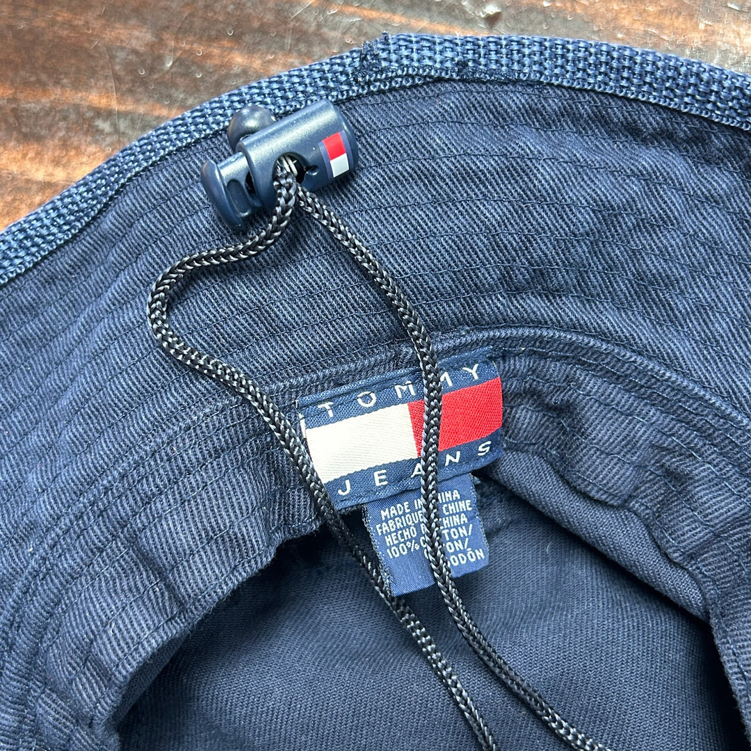 Y2K Tommy Jeans Navy Blue Bucket Hat Medium