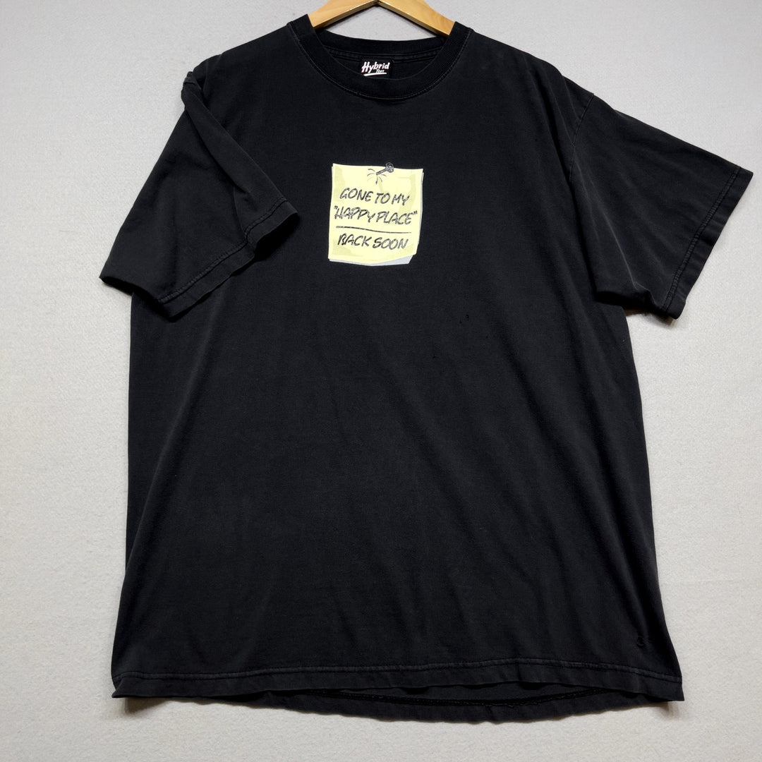 Vintage gone To My Happy Place Y2K T Shirt Size XL