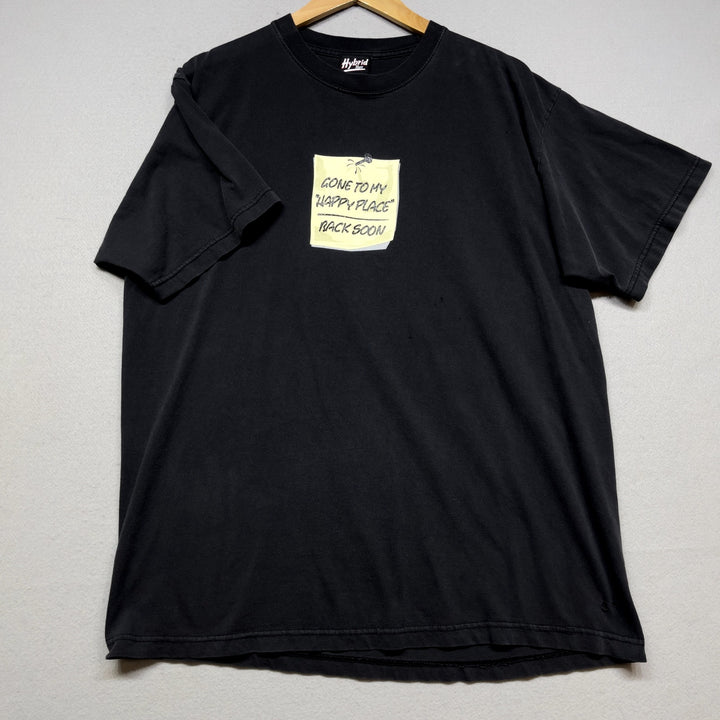 Vintage gone To My Happy Place Y2K T Shirt Size XL