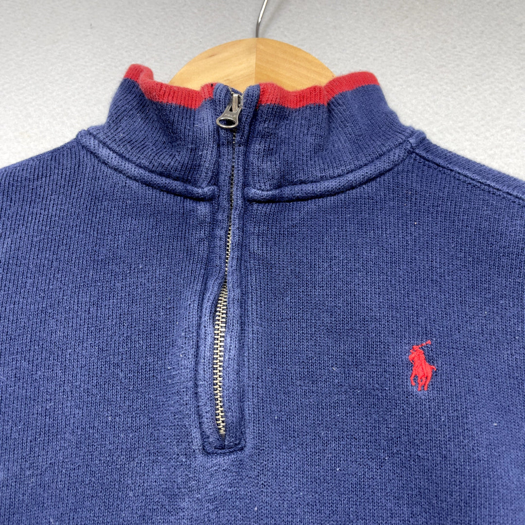 Vintage Kid's Polo Ralph Lauren Quarter Zip Sweatshirt size 6
