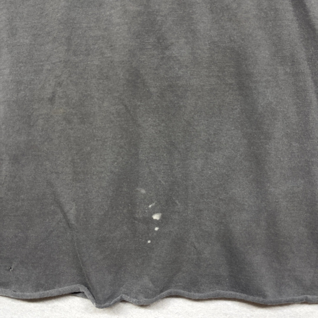 Vintage Radio Grill Little Rock Faded Black Cropped T Shirt size Large
