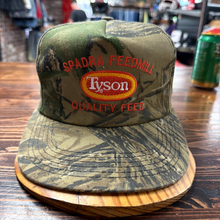 Vintage Tyson Foods Camo Snapback Hat
