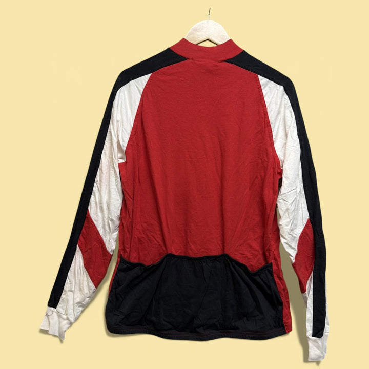 Vintage 90s Nike Cycling Jersey T Shirt Size Large
