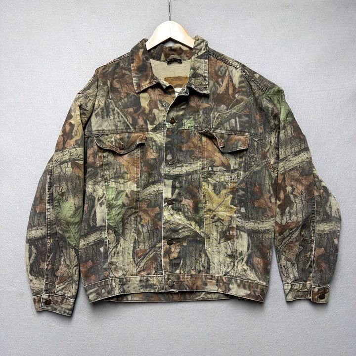 Vintage Duxbak Camo Trucker Jacket Size Large