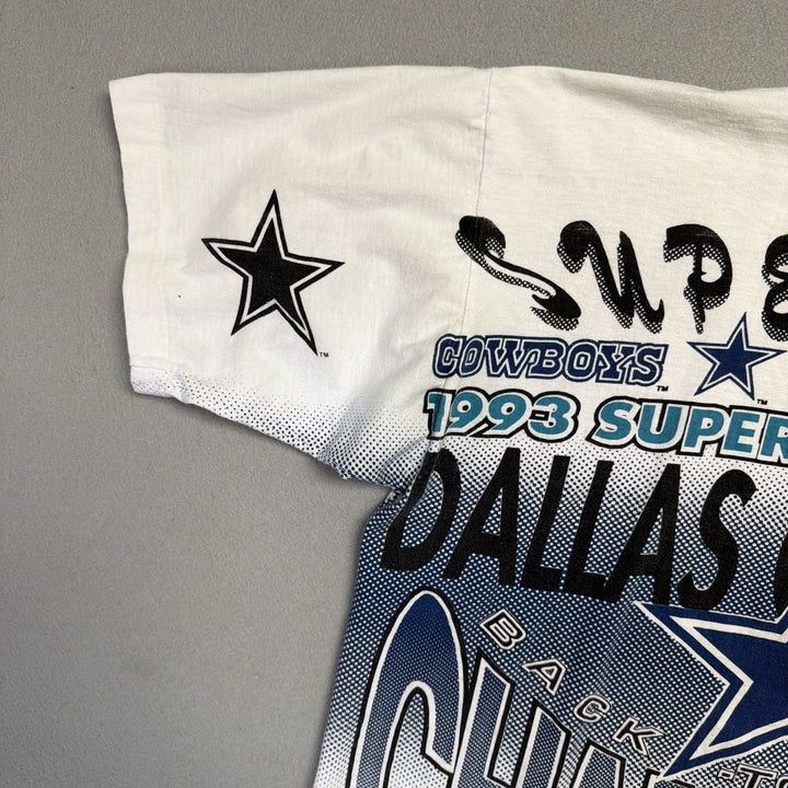 Vintage Dallas Cowboys Super Bowl Champions T Shirt Size Large