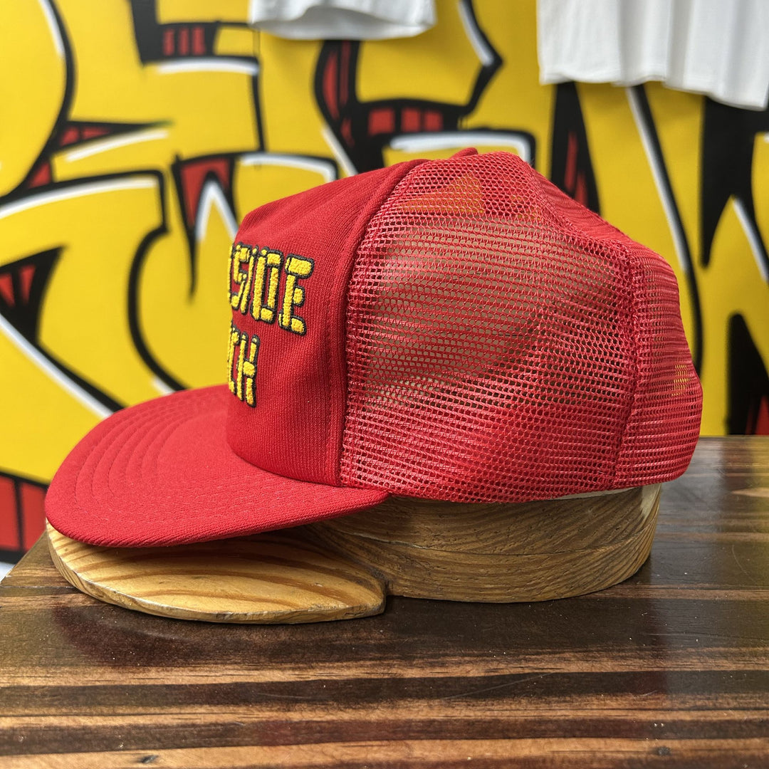 Woodside Ranch Vintage Snapback Trucker Hat 80s