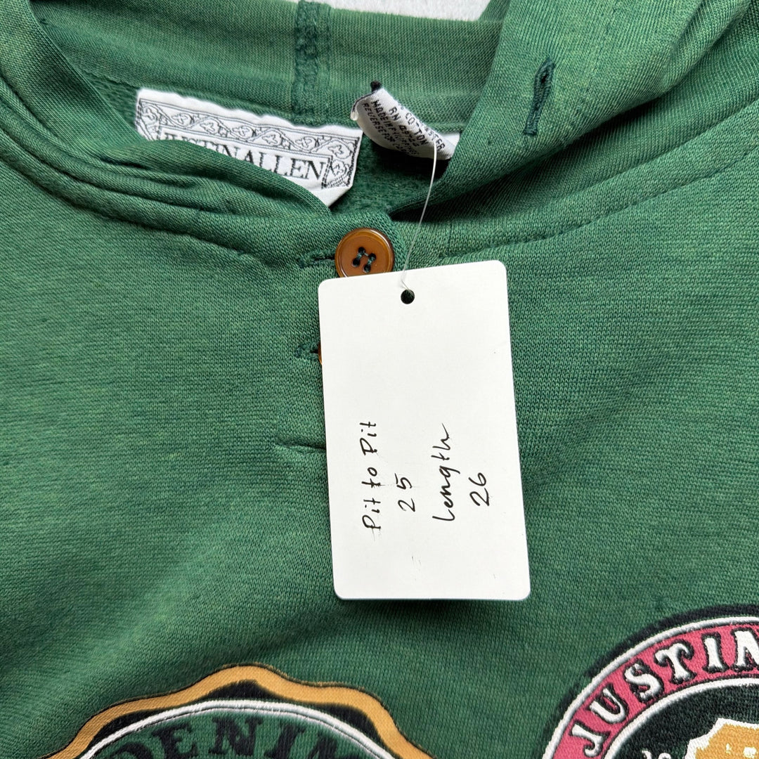 Vintage 90s Justin Allen Xtra Hoodie Size XL