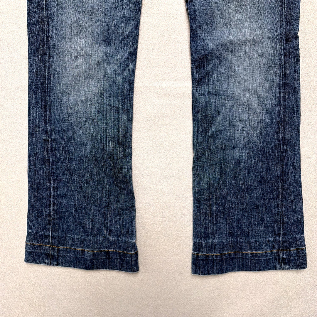 Vintage True Religion Low Rise Flare Candace Jeans Size 26