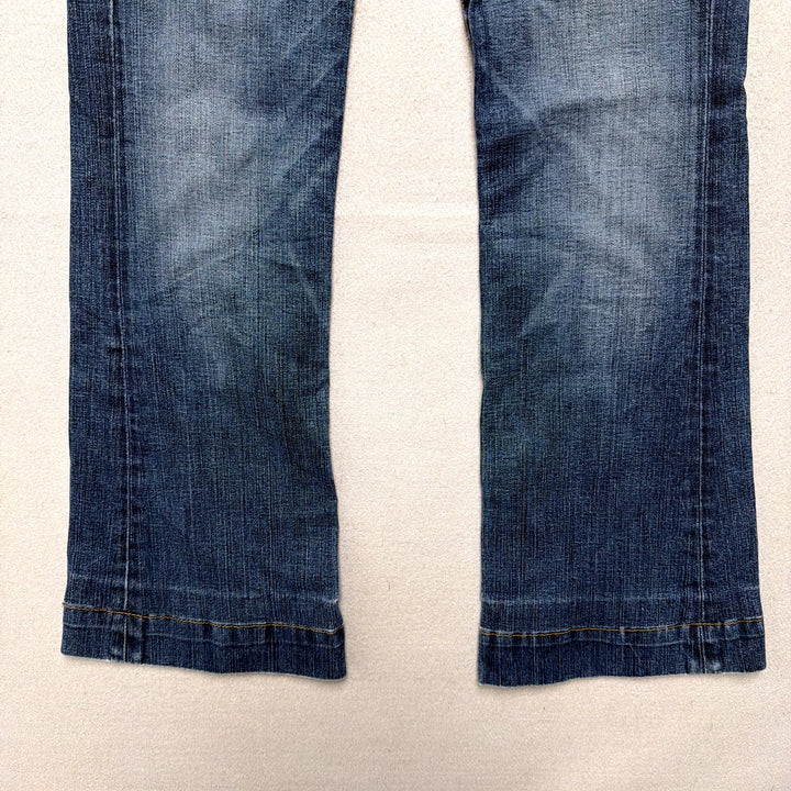 Vintage True Religion Low Rise Flare Candace Jeans Size 26