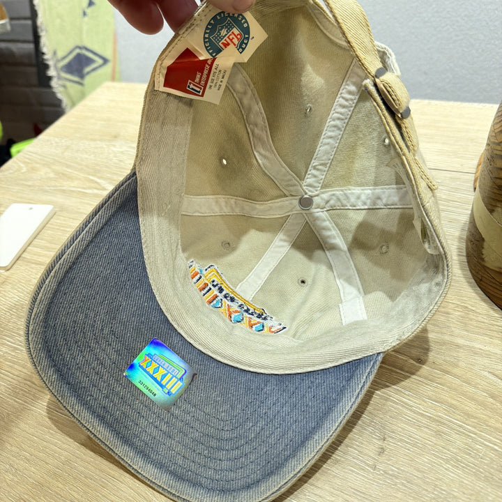Vintage 90s Super bowl 33 Strap Back Hat