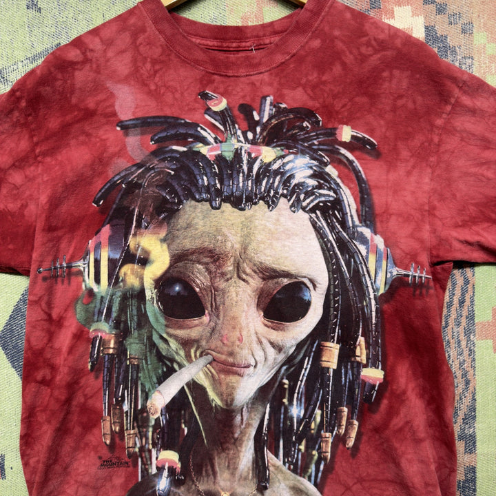 The Mountain Rasta Alien T Shirt Size Medium