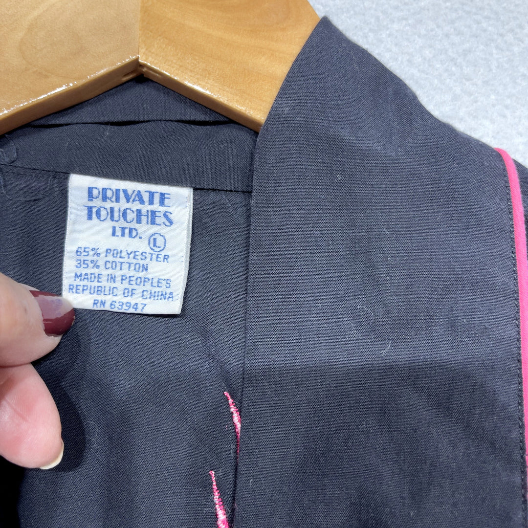 Vintage Private Touches Kimono Robe Size Large