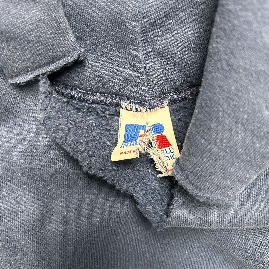 Vintage Russell Athletic Blue Hoodie Size Medium