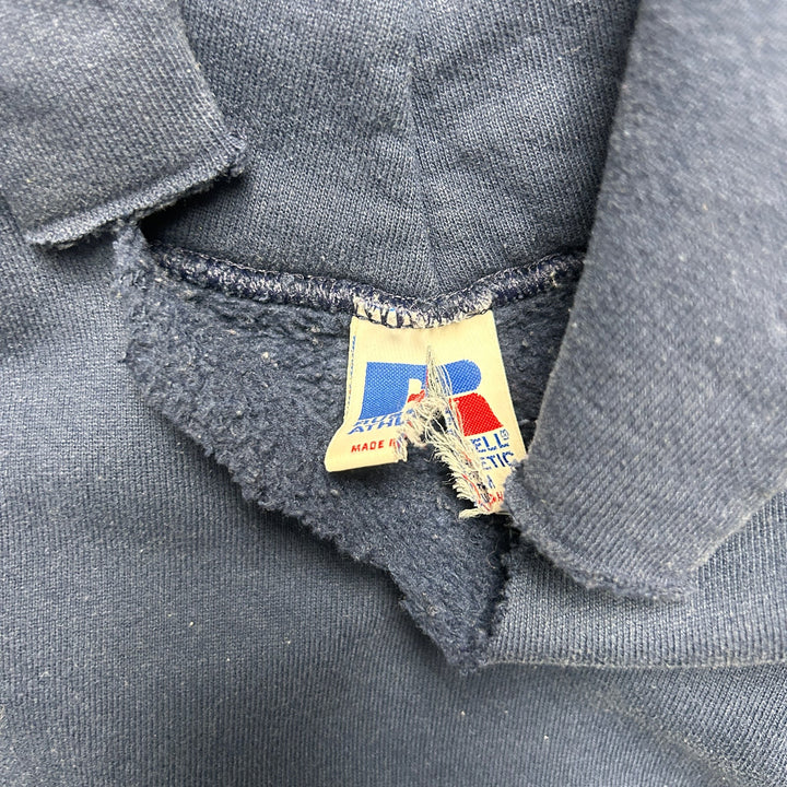 Vintage Russell Athletic Blue Hoodie Size Medium