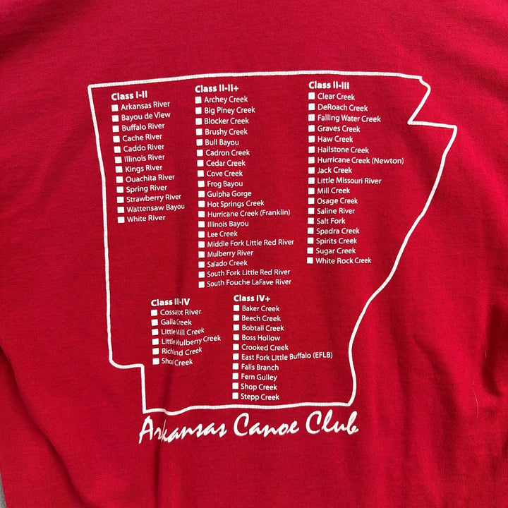 Vintage Arkansas Canoe Club T Shirt Size Medium