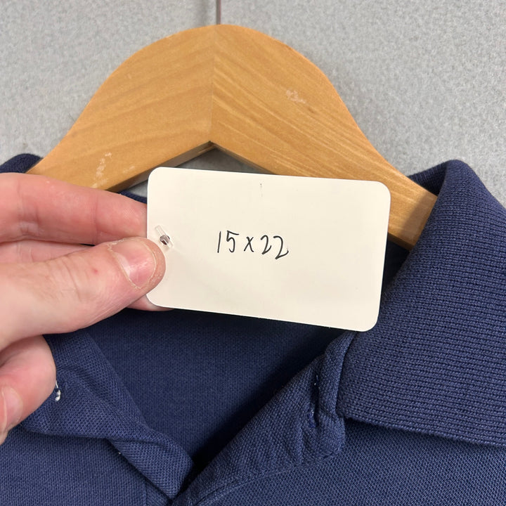Vintage Izod Lacoste Blue Polo Shirt Size Small
