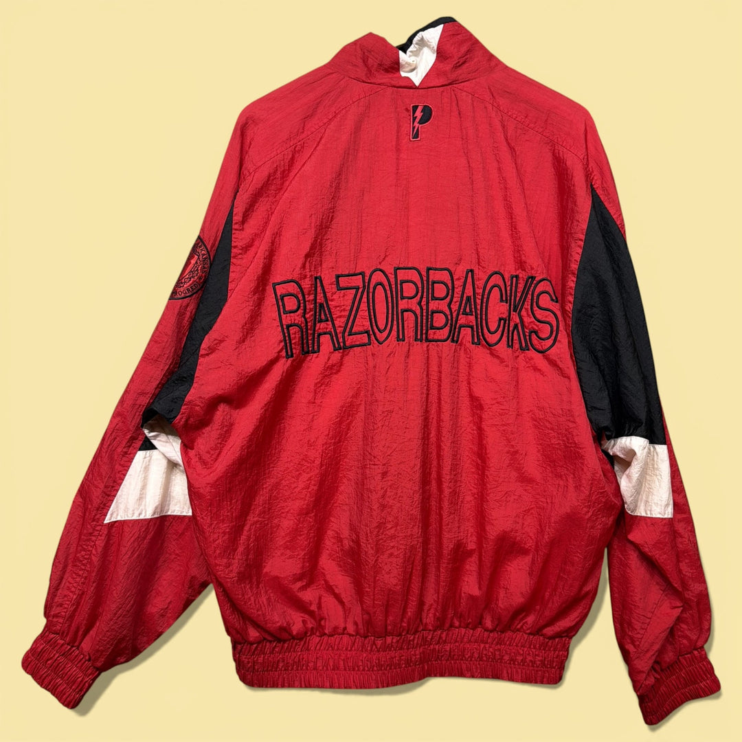 Vintage Arkansas Razorbacks 90s Pro Player Jacket Size Large