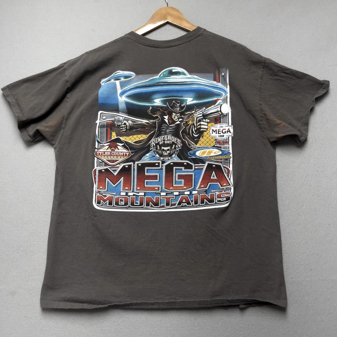 Mega In The Mountain Tyler County Speedway Dirt Track Shirt XL