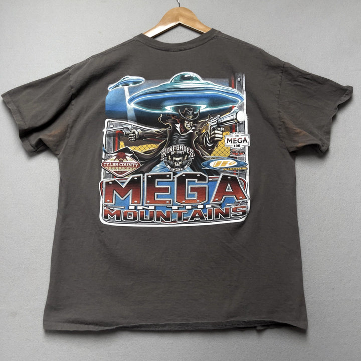 Mega In The Mountain Tyler County Speedway Dirt Track Shirt XL