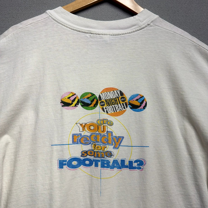 Vintage Ruffles Monday Night Football T Shirt Size XL