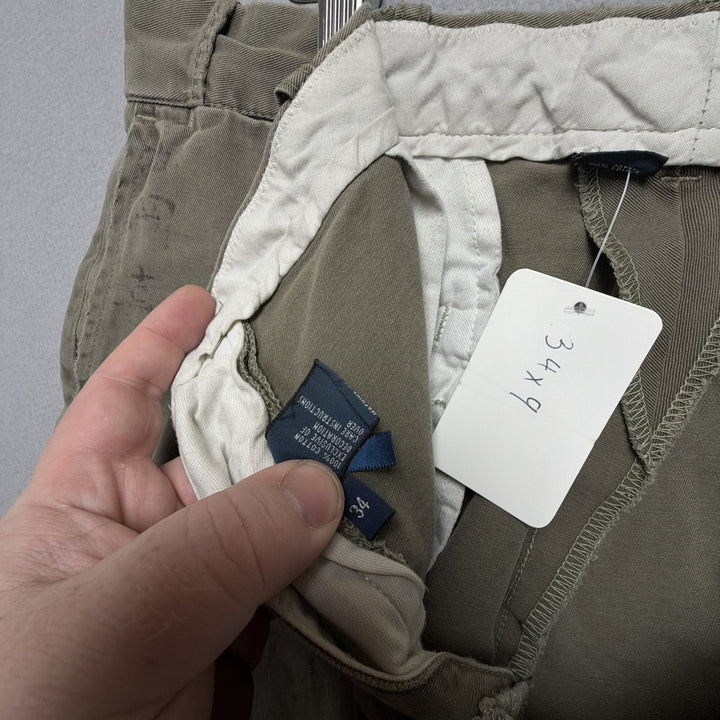 Polo Ralph Lauren japanese Kanji Military Style Men's Shorts Size 34