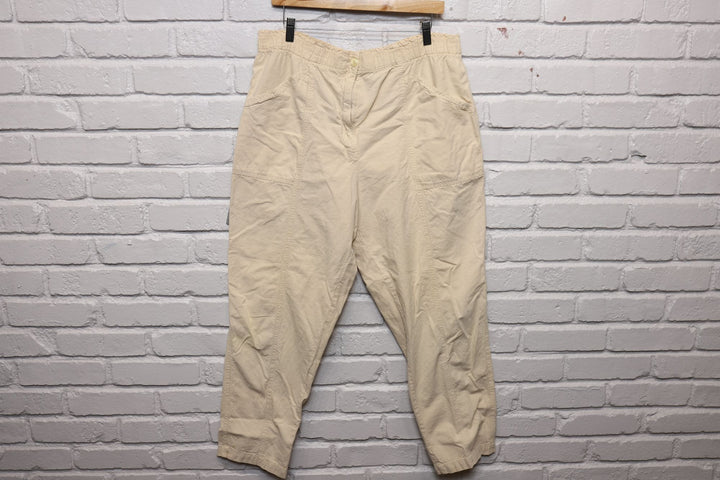 90s Vintage Erika And Co Tan Pants Size 37/29.5