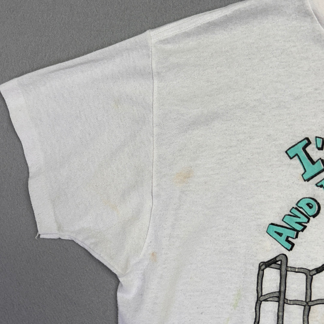 Vintage Ive Fallen Funny Drinking  T Shirt Size Large
