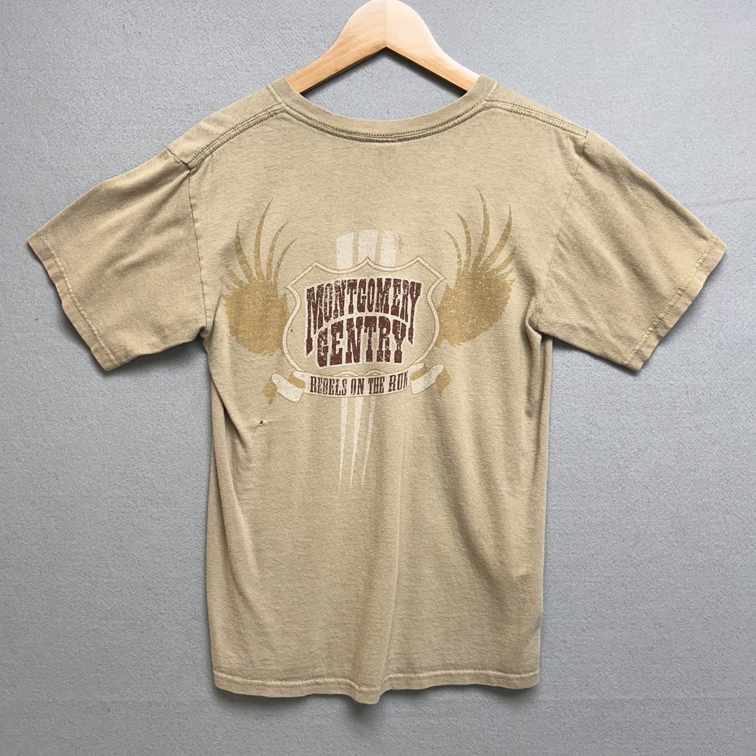 Vintage Y2K Montgomery Gentry Tour T Shirt Size Small