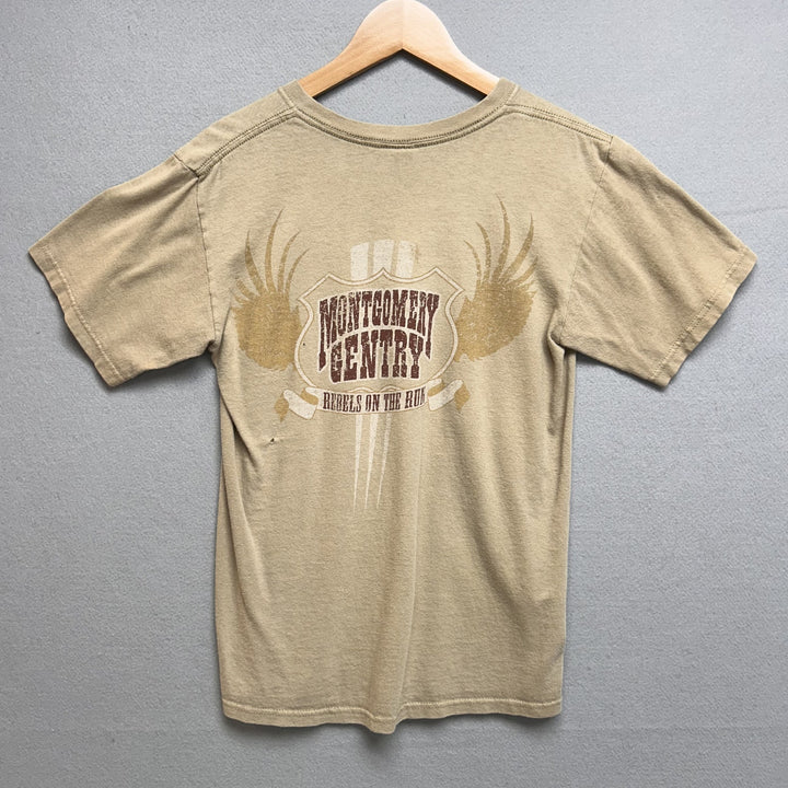 Vintage Y2K Montgomery Gentry Tour T Shirt Size Small