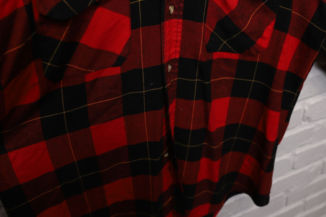 90s outdoor exchange plaid shirt size large