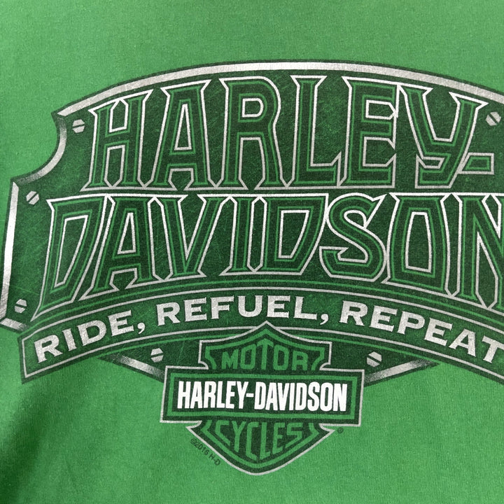 Harley Davidson Mexico Green T Shirt Size Large