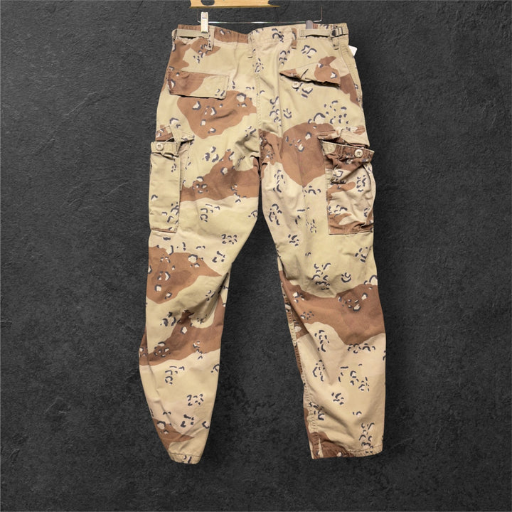 Vintage US Military BDU Chocolate Chip Cookie Camo 90s Pants Size  34